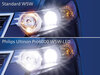 Vergleich der zugelassenen LED-Lampen Philips W5W PRO6000 gegenüber Original-Lampen