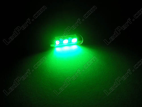 LED-Lampe 42mm C10W Ohne Fehler Odb - Anti-Fehler odb grün