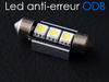 LED-Lampe 39mm C5W Ohne Fehler Odb - Anti-Fehler odb Weiß
