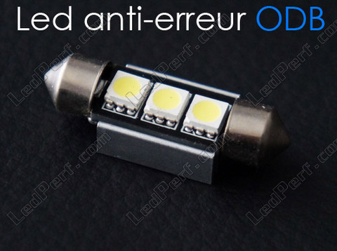 LED-Lampe 39mm C5W Ohne Fehler Odb - Anti-Fehler odb Weiß
