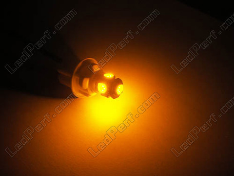 LED-Lampe BAX9S H6W Xtrem orange / gelbe Xenon Effekt