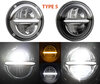 Type 5 LED-Scheinwerfer für Triumph Bonneville Bobber - optisch Motorrad runde zugelassen