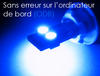 LED-Lampe T10 W5W Ohne Fehler Odb - Anti-Fehler odb - Quad blau