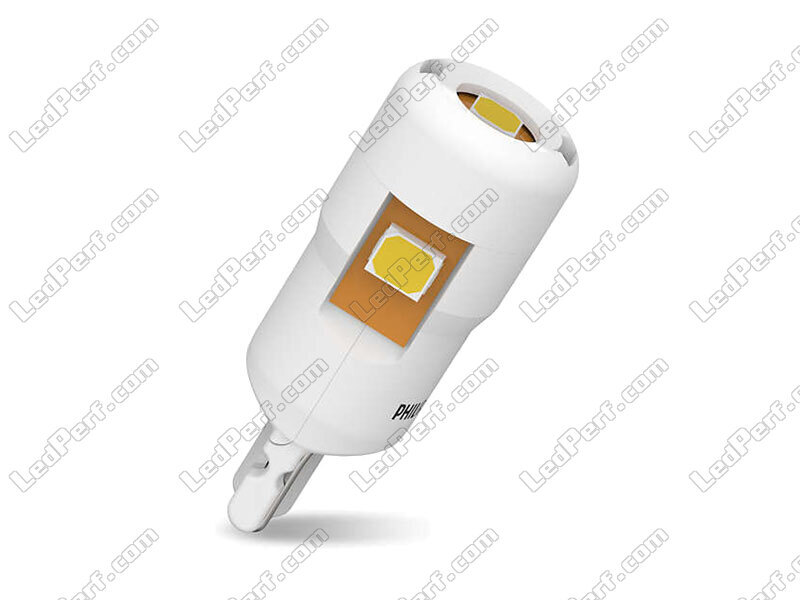 2 x T10 W5W LED-Lampen Philips Ultinon PRO6000 12V - Weiß 4000K