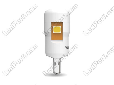 2x Philips LED-Lampen W5W Ultinon PRO6000 - T10 - 12V - Weiß 4000K - 11961WU60X2