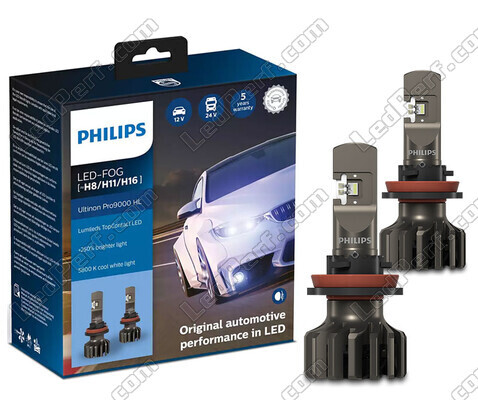 H16 LED-Lampen-Kit PHILIPS Ultinon Pro9000 +250% 5800K - 11366U90CWX2