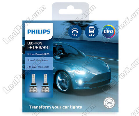 LED-Lampen-Kit H16 PHILIPS Ultinon Essential LED - 11366UE2X2