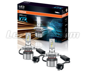 Verpackung von 2 LED-Lampen H4  XTR 6000K - 64193DWXTR