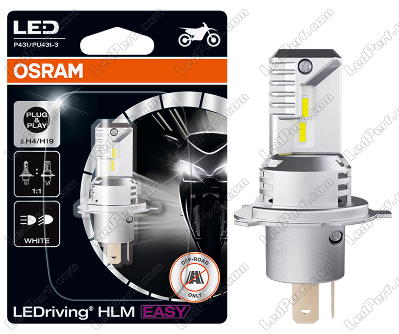 1x H4 LED Lampe Osram Easy 6500K - Plug and Play