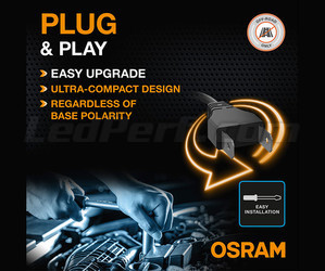 Plug-and-play-Anschluss von LED-Lampen H7 Osram LEDriving® XTR 6000K - 64210DWXTR