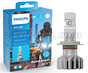 Zugelassene H7 LED Motorradlampe Philips ULTINON Pro6000 - 11972U6000X1