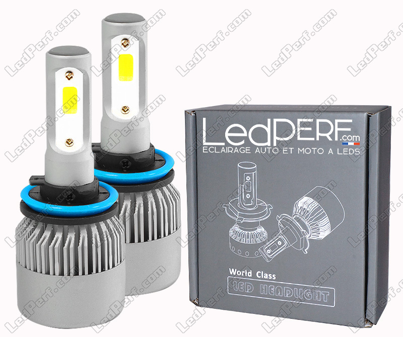 Kit H9-LED-Lampen, belüftet für Auto und Motorrad - All in One Technologie