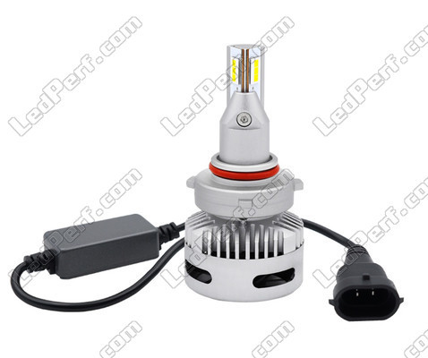 Anschluss- und Anti-Fehler-Box mit HB3-LED-Lampen für Linsenscheinwerfer.