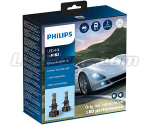 HIR2 LED-Lampen-Kit PHILIPS Ultinon Pro9100 +350% 5800K - LUM11012U91X2