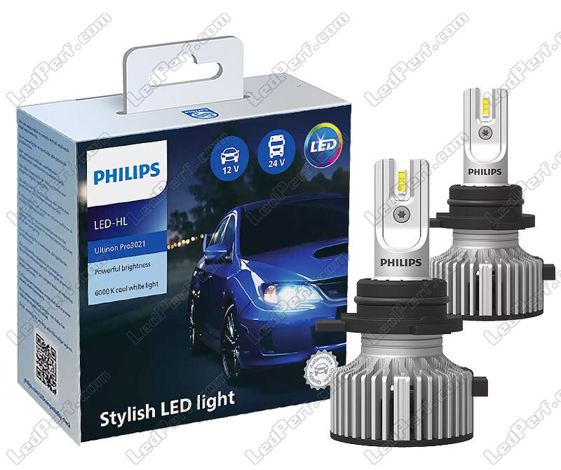 2 x LED-Lampen HIR2 (9012) PHILIPS Ultinon Pro3021 6000K