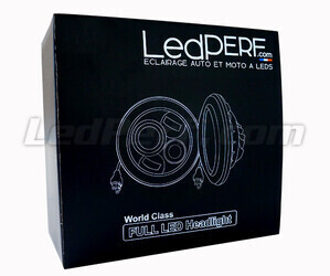 Optisch Motorrad Voll-LED schwarz für runde Scheinwerfer 7 Zoll - Typ 2 Verpackung