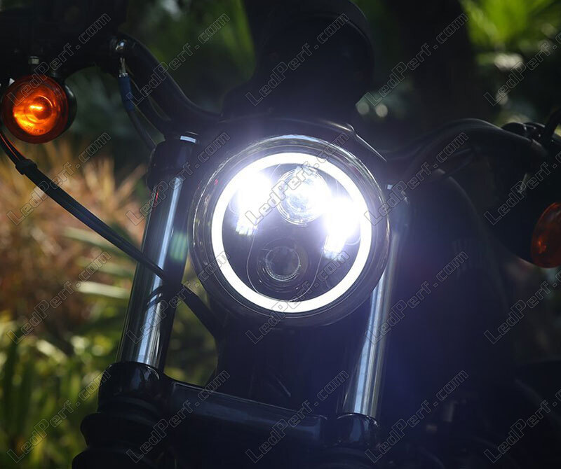 SKUNTUGUANG 5-3/4 5,75 Zoll 45W LED Scheinwerfer für Motorräder