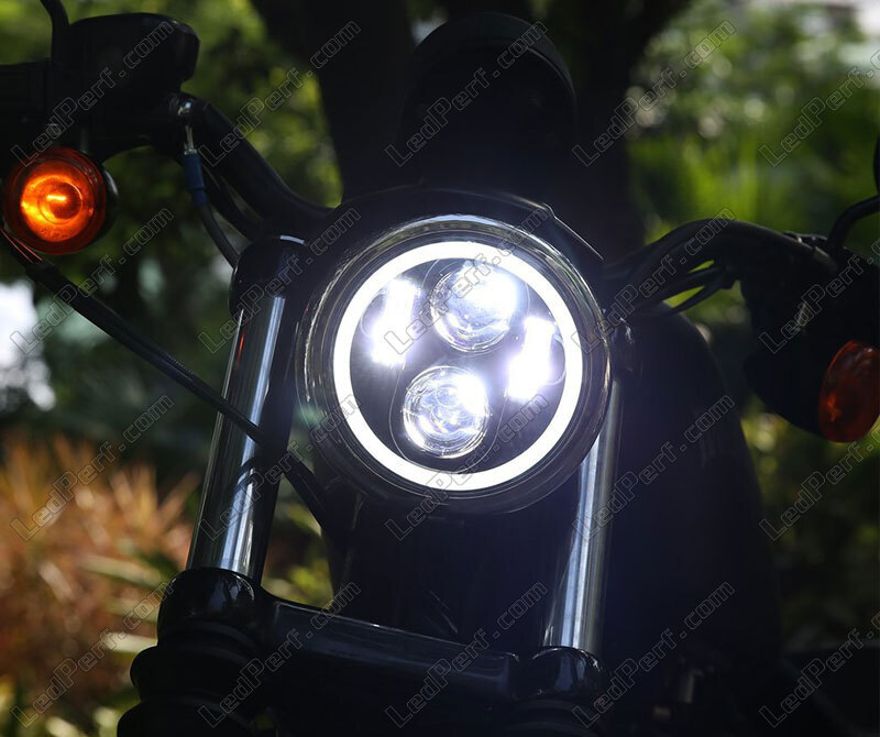 SKUNTUGUANG 5-3/4 5,75 Zoll 45W LED Scheinwerfer für Motorräder
