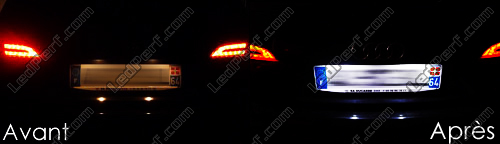 OZ-LAMPE LED Kennzeichenbeleuchtung für Au-di A1 S1 A4 B8 8K A5 A6