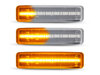 Beleuchtung der sequentiellen LED-Seitenblinker in transparent für BMW Serie 5 (E39)