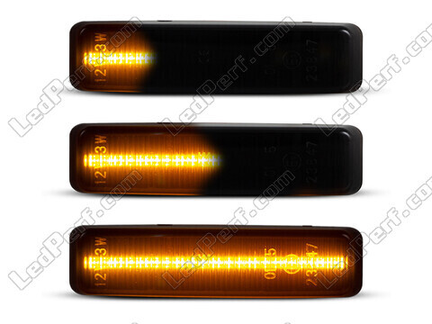Beleuchtung der dynamischen LED-Seitenblinker in schwarz für BMW Serie 5 (E39)