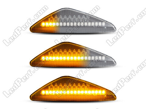 Beleuchtung der sequentiellen LED-Seitenblinker in transparent für BMW X3 (F25)