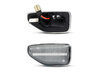 Stecker der sequentiellen LED-Seitenblinker für Dacia Duster 2 - Transparente Version