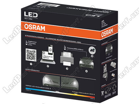 Osram LED Lampen Set Zugelassen für Dacia Sandero 2 - Night Breaker