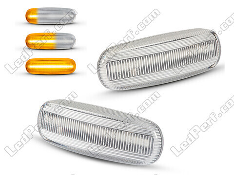 Sequentielle LED-Seitenblinker für Fiat Stilo - Klare Version