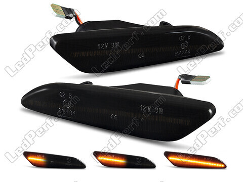 Dynamische LED-Seitenblinker für Fiat Tipo III - Rauchschwarze Version