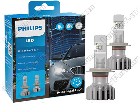 Verpackung LED-Lampen Philips für Ford Fiesta MK8 - Ultinon PRO6000 zugelassene