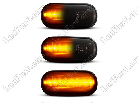 Beleuchtung der dynamischen LED-Seitenblinker in schwarz für Honda S2000