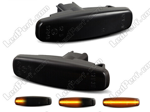 Dynamische LED-Seitenblinker für Infiniti Q70 - Rauchschwarze Version