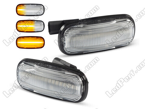 Sequentielle LED-Seitenblinker für Land Rover Freelander - Klare Version