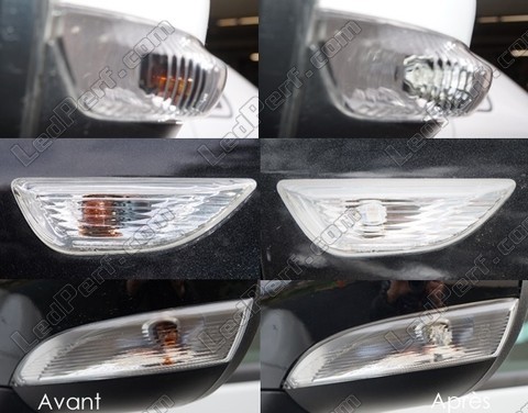 Led Seitliche Fahrtrichtungsanzeiger Mazda RX-8 vor und nach