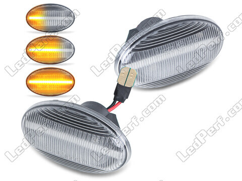 Sequentielle LED-Seitenblinker für Mercedes A-Klasse (W168) - Klare Version