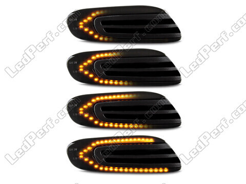Beleuchtung der dynamischen LED-Seitenblinker in schwarz für Mini Cabriolet IV (F57)