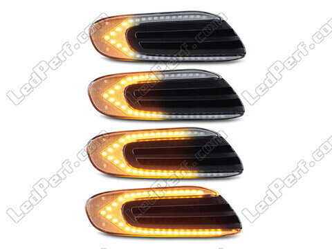 Beleuchtung der sequentiellen LED-Seitenblinker in transparent für Mini Cabriolet IV (F57)