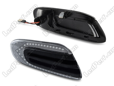 Seitenansicht der sequentiellen LED-Seitenblinker für Mini Cabriolet IV (F57) - Transparente Version