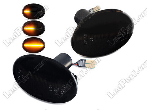 Dynamische LED-Seitenblinker für Mini Coupé (R58) - Rauchschwarze Version