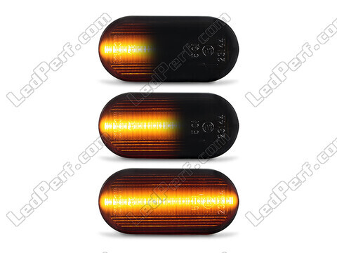 Beleuchtung der dynamischen LED-Seitenblinker in schwarz für Nissan 350Z