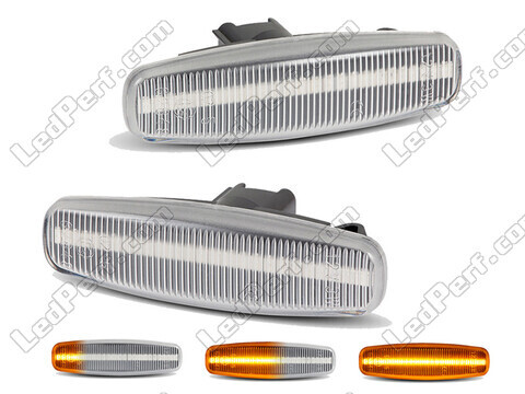 Sequentielle LED-Seitenblinker für Nissan Murano II - Klare Version