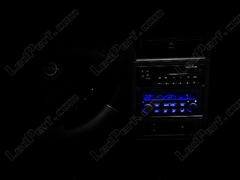 LED-Pack für Tacho/Armaturenbrett für Opel Astra H blau / rot