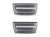 Frontansicht der sequentiellen LED-Seitenblinker für Opel Meriva B - Transparente Farbe