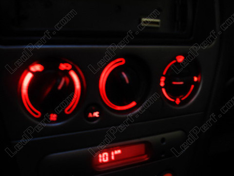 Led Belüftung rot Peugeot 306