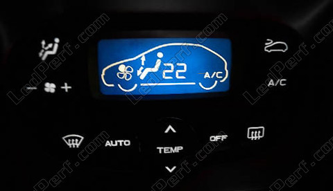 Led Klimaanlage auto weiß Peugeot 206 und 307