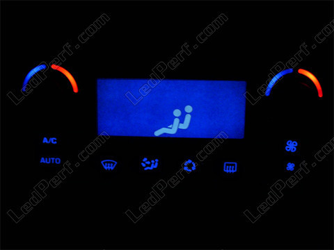 LED Klimaanlage Bi-Zone Blau Peugeot 307 T6 Phase 2 führte