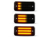 Beleuchtung der dynamischen LED-Seitenblinker in schwarz für Peugeot Boxer II