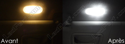 LED-Spiegel für den Sonnenschutz Renault Scenic 3