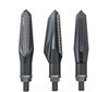 Sequentielle LED-Blinker für Aprilia Shiver 750 GT aus verschiedenen Blickwinkeln.